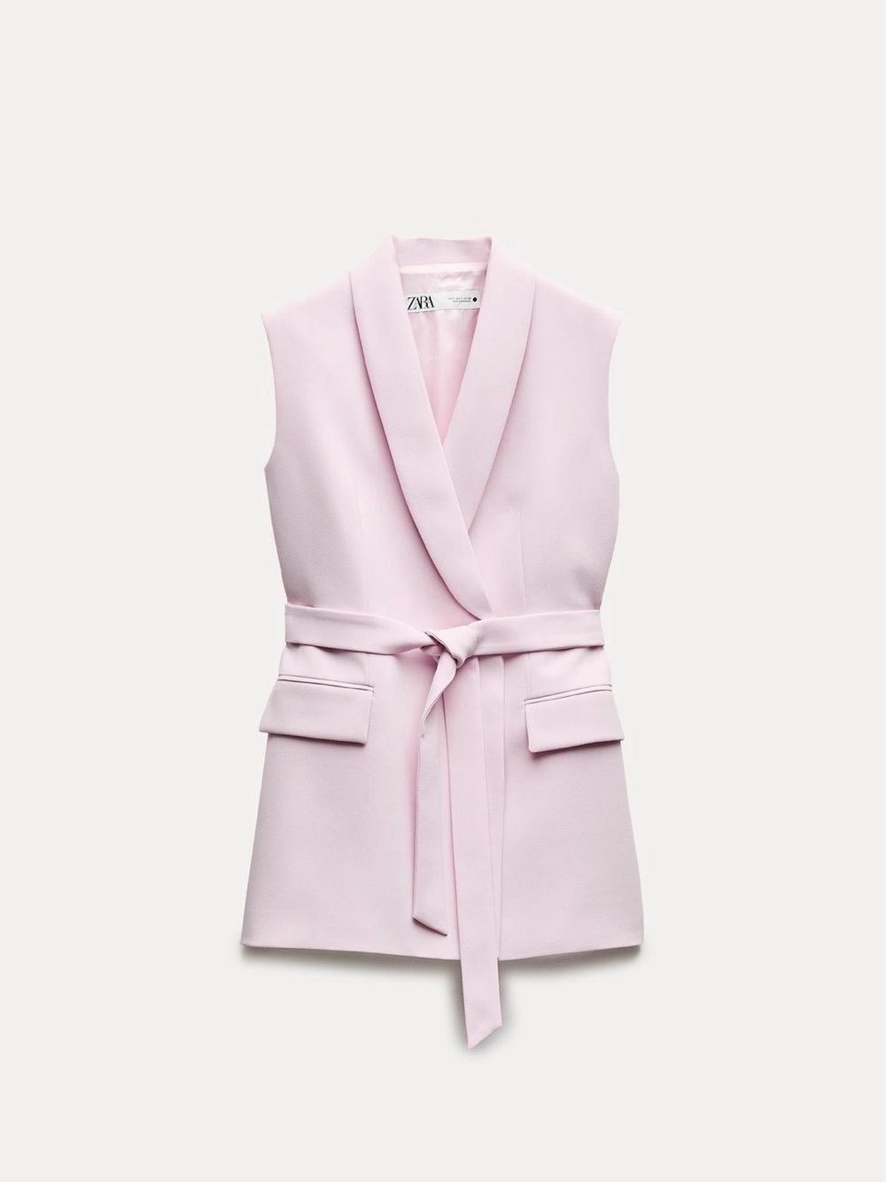 Zara pink women  vest viral size xl